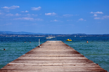 Obraz premium Sirmione am Gardasee