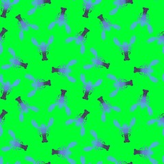 Summer ocean animals seamless lobster pattern for wrapping paper and fabrics