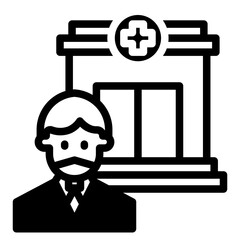 doctor vector icon
