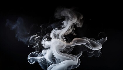 Fototapeta premium Background has white smoke and mist rising up with space for text A11.4.106