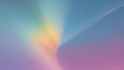Abstract background with smooth gradient from cool to warm tones, resembling a soft light flare.