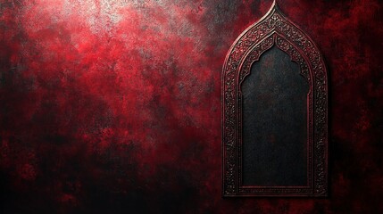 A stylized Islamic calligraphy pattern