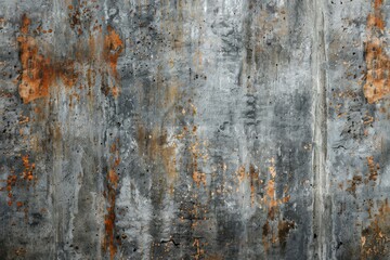 Fototapeta premium Photo of Old and rust grey and orange metal sheet. Background texture for backdrops or mapping