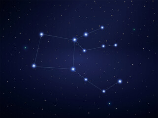 Pegasus constellation in night sky © ad_hominem