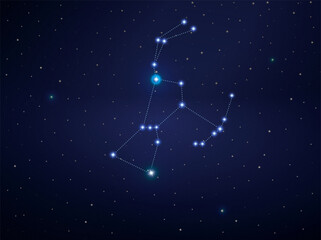 Orion constellation in night sky © ad_hominem