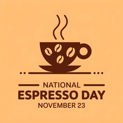 coffee cup icon. national espresso day