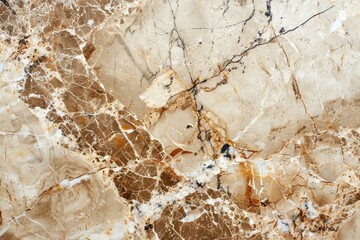  Warm brown kitchen marble top pattern with white veins. Detailed photo textured background