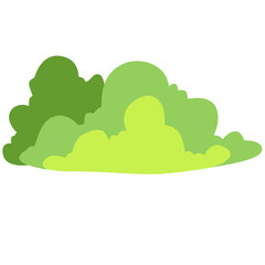 Obraz premium Bush green illsutration