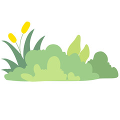 Grass green nature illustration