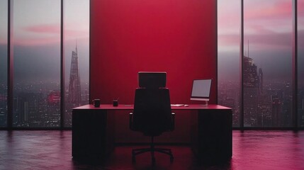 Create a symbolic representation of a professional workspace for enhanced business impact