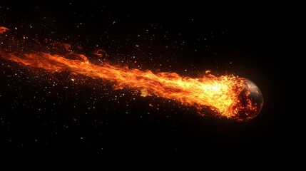 A Massive Asteroid on a Fiery Descent Toward Earth Captured in Breathtaking Detail