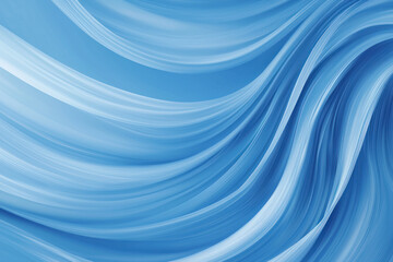 blue toned minimalist abstract with sweeping brush strokes evokes calmness.