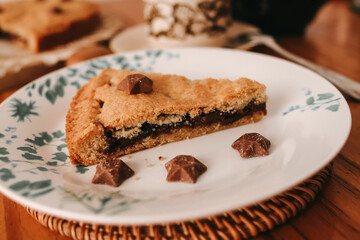 food photography, chocolate cookie, chocolate pie