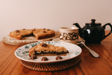 food photography, chocolate cookie, chocolate pie