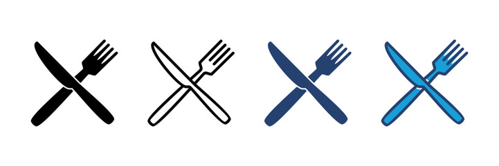 spoon and fork icon vector. spoon, fork and knife icon vector. restaurant icon