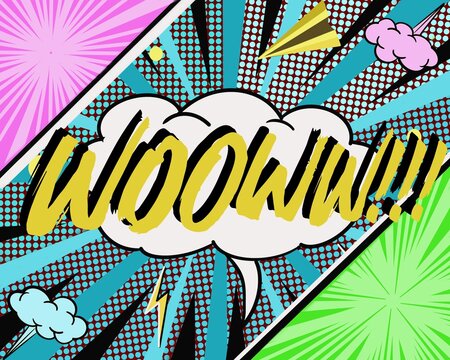 Comic scane background 
