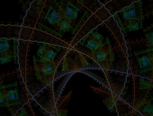 Imaginatory fractal abstract background Image