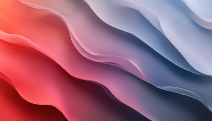 Obraz premium Abstract Gradient Background with Curved Lines