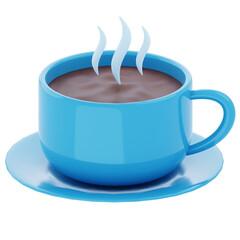 Hot Chocolate Winter 3D Illustration