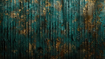 Fototapeta premium Vintage oxidized copper patina, metal surface.