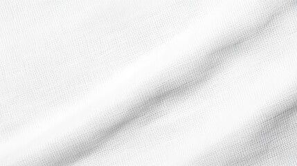 Fototapeta premium Wrinkled White Fabric with a Subtle Pattern