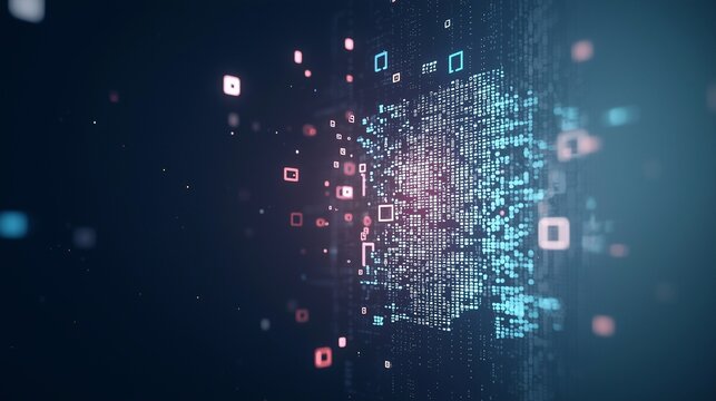 A computer screen displaying coding lines and colorful code syntax, isolated on a simple background.