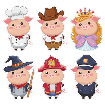 set of Cute amimal 