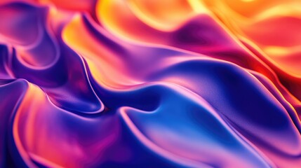 Obraz premium Abstract Wavy Background with Gradient Colors