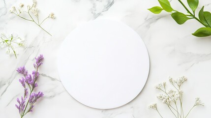 A beautifully designed birthday invitation card frame background featuring a top view, flat lay arrangement. The frame is elegantly crafted with colorful confetti and cheerful decorations, 