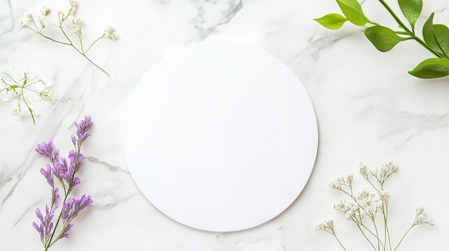 A beautifully designed birthday invitation card frame background featuring a top view, flat lay arrangement. The frame is elegantly crafted with colorful confetti and cheerful decorations, 