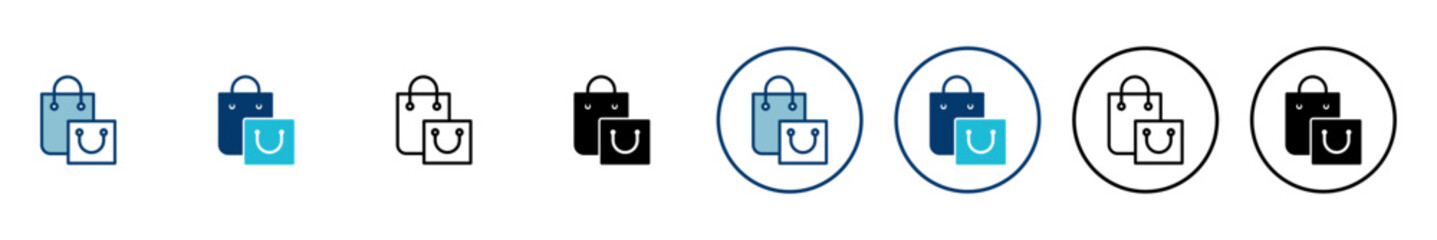 Shopping bag icon vector isolated on white background. Shopping bag vector icon. Basket icon