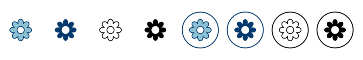 Flower icon vector isolated on white background. flower vector. flower symbols