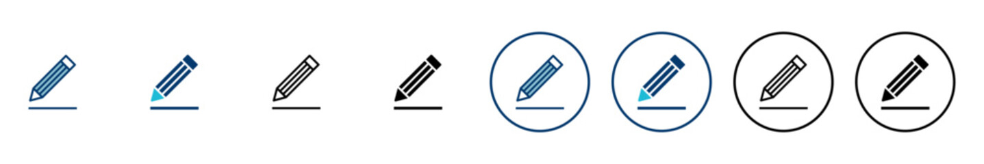 Edit icon vector isolated on white background. Pencil icon. sign up Icon vector. edit text