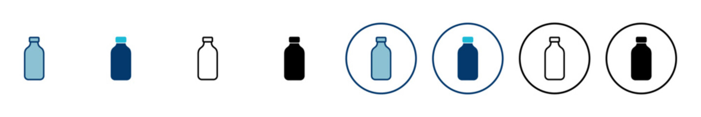 Bottle icon vector isolated on white background. Bottle vector icon