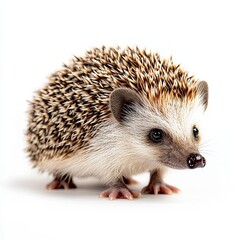 Fototapeta premium hedgehog isolated on white background