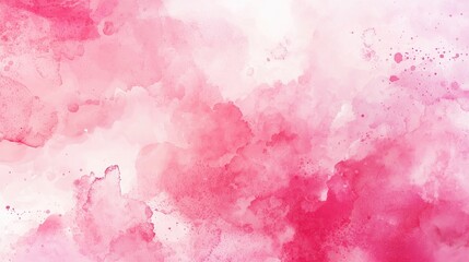 Obraz premium Abstract Watercolor Background with Pink and White Hues