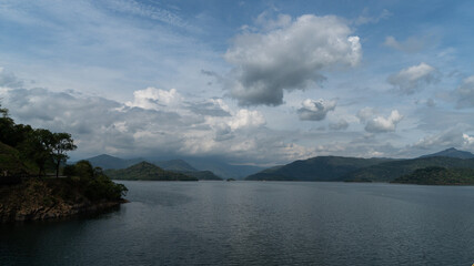 Island in the middle of the lake