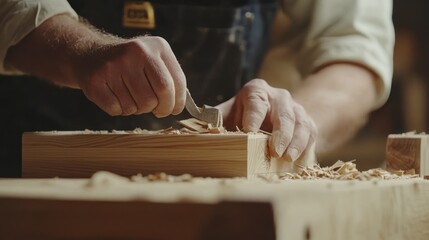 Craftsman Carving Wood