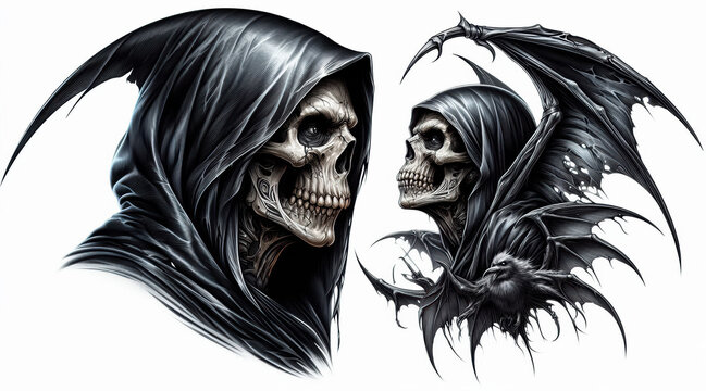 TRIBAL TATOO トライバル タトゥ 刺青 死神 grim reaper