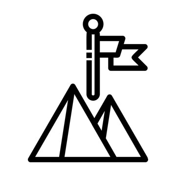 recommend clip art: pyramid Line Icon