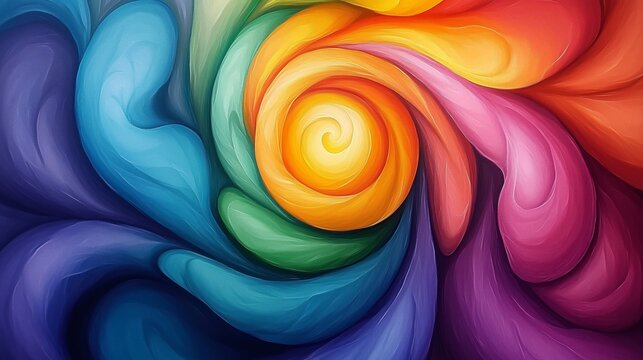 Exploring Vibrant and Dynamic Colorful Abstract Patterns