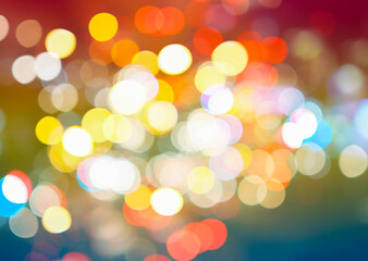 Fototapeta premium blurred of colorful bokeh light background