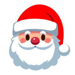 Santa Claus with red hat