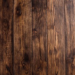 Obraz premium Dark brown wooden planks background.