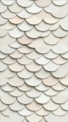 Beige and White Scale Pattern Texture Background
