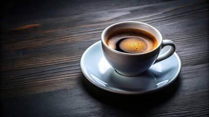 Fototapeta premium Wide-angle cup of coffee with a selection of espresso beverages