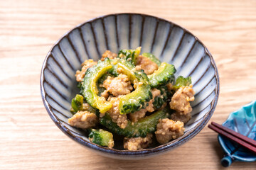 ゴーヤの豚味噌