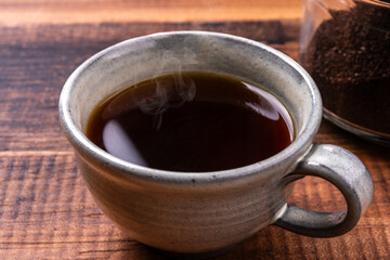 ペーパードリップで淹れたコーヒー