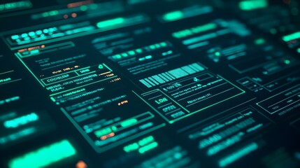 Futuristic Tech Interface