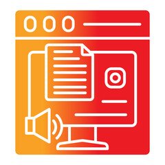 online education content icon